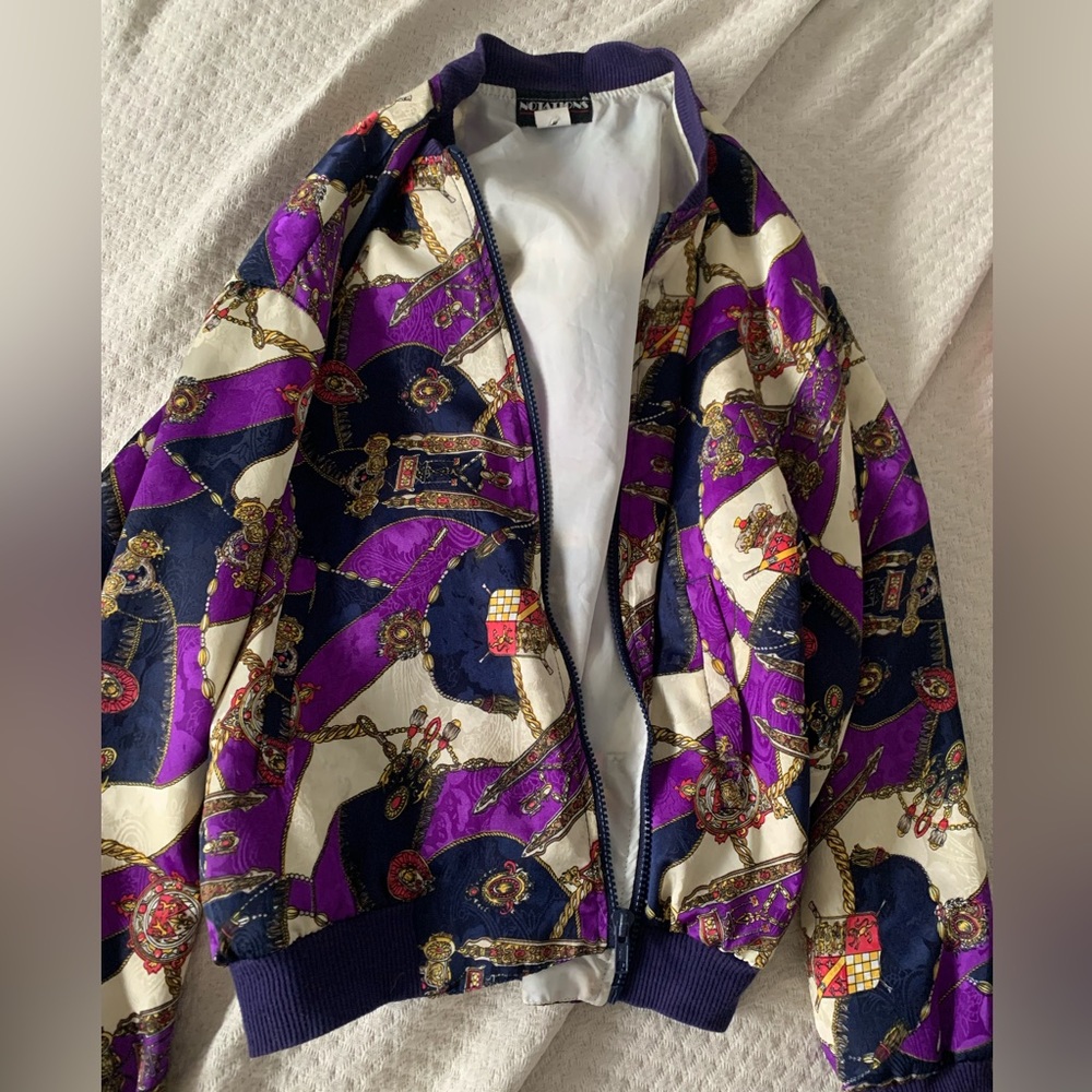Silky Bomber Jacket - Picture 4 of 5